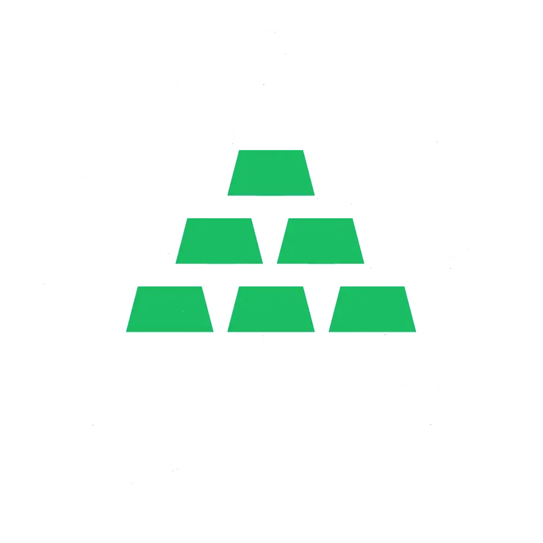 يد تحمل سبائك بجانب بطاقة سحب 1win token